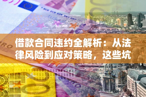 武汉借款合同违约全解析：从法律风险到应对策略，这些坑别再踩！